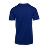 Mens Accelerator Cool Dry T-shirt Design 2 Royal White Back View