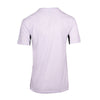 Mens Accelerator Cool Dry T-shirt Design 2 White Black Back View