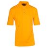 Cotton Jersey Polo Mens Gold Front