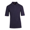 Cotton Jersey Polo Mens Navy Front