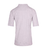 Cotton Jersey Polo Mens Snow Marl Back