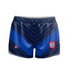 Custom ADMIRAL HP Ladies Girls Curve Shorts 7.5CM Front View