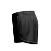 Port Panthers Girls/Ladies Curved Hem Shorts 7.5 Black