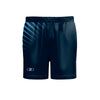 Custom Pacific Basketball Shorts Mid Thigh Front View