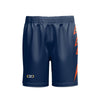 Custom The Bay Basketball Shorts Above Knee Front View