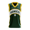 Seattle Sonics Design Your Own Custom Basketball Singlet