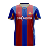 Custom BARCELONA Soccer Jersey Front View