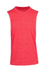 Mens Tank Top - Greatness Heather Range Red Front