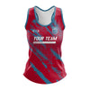 Custom West Ladies' Touch Singlet Front View
