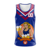 Custom Let's Go Mens Touch Singlet Front View