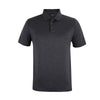 Unisex Cation Polo Black Marle Front View